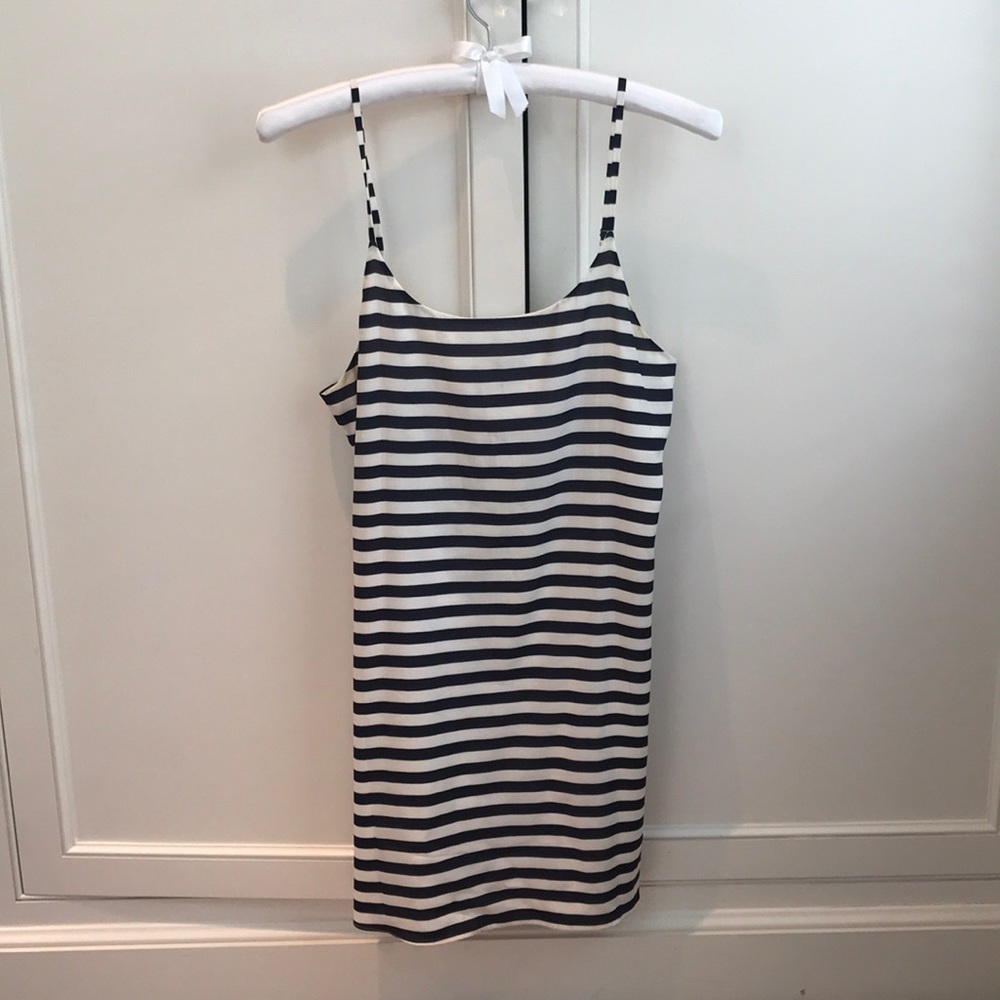 Alice and Olivia striped Silk Tank mini-dress